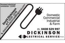 Logo for DICKINSON ELECTRICAL SERVICE PTY. LTD. Logo for DICKINSON ELECTRICAL SERVICE PTY. LTD.