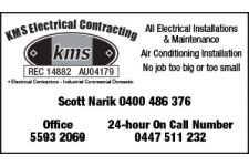 Logo for KMS ELECTRICAL CONTRACTING Logo for KMS ELECTRICAL CONTRACTING